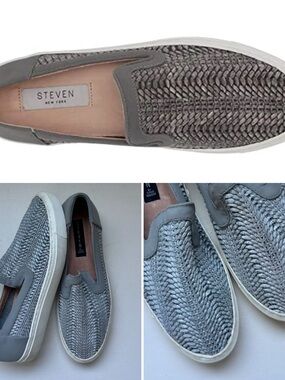Steven by Steve Madden Kenner Raffia Slip Ons